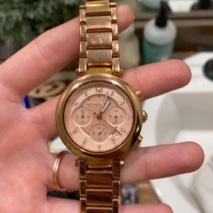 Rose Gold MK Watch